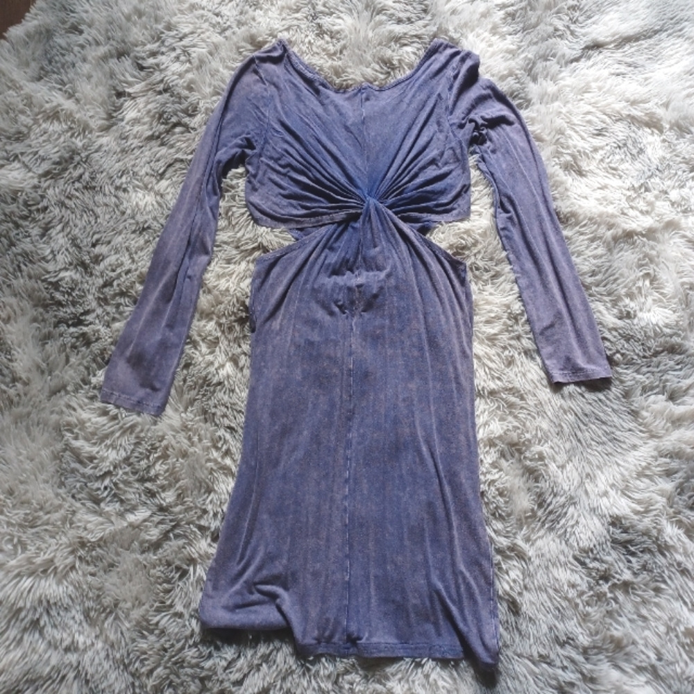 Cut out blue mini dress - Picture 8 of 9